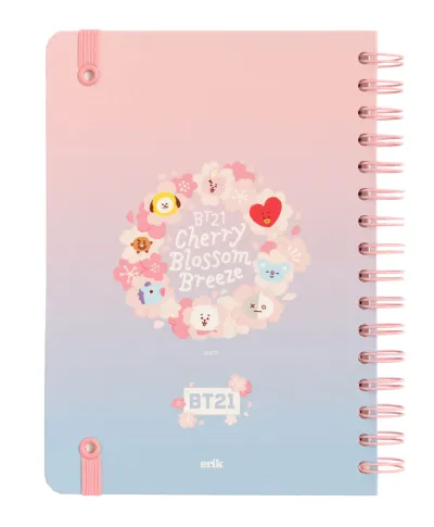 BT21 Cherry Blossom - notes A5