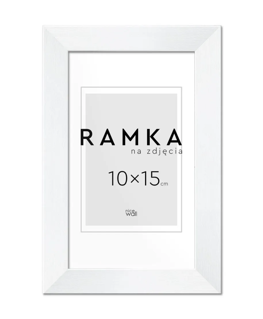 Ramka na zdjęcia 10x15 cm Biała