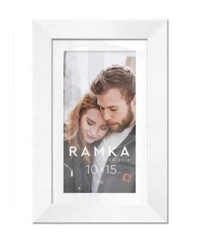 Ramka na zdjęcia 10x15 cm Biała