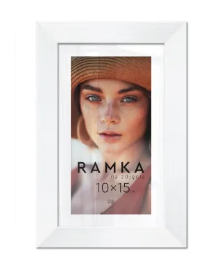 Ramka na zdjęcia 10x15 cm Biała