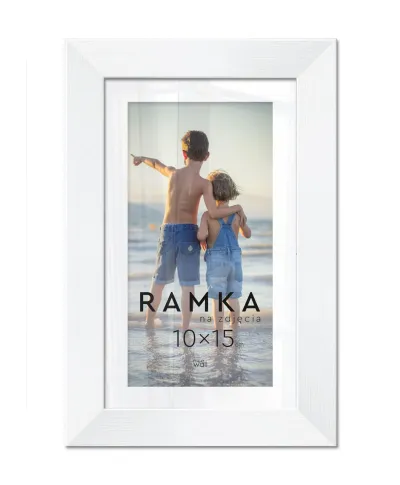 Ramka na zdjęcia 10x15 cm Biała