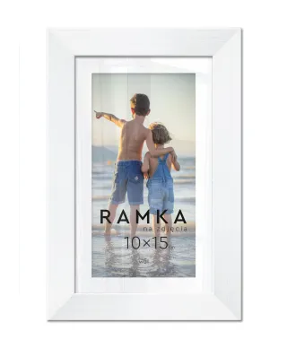 Ramka na zdjęcia 10x15 cm Biała
