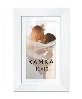 Ramka na zdjęcia 10x15 cm Biała
