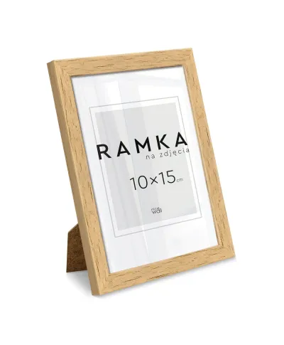 Ramka na zdjęcia 10x15 cm z podpórką Brzoza