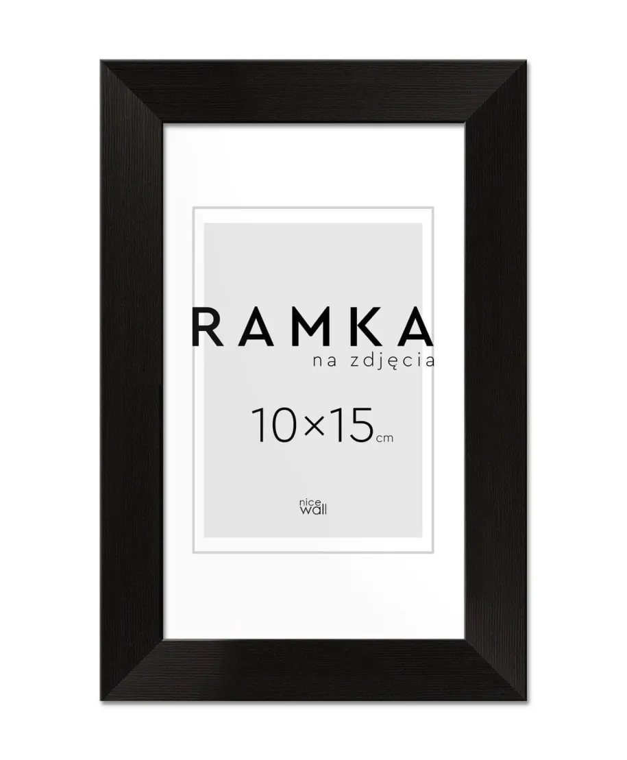 Ramka na zdjęcia 10x15 cm Czarna