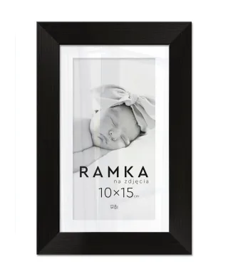 Ramka na zdjęcia 10x15 cm Czarna