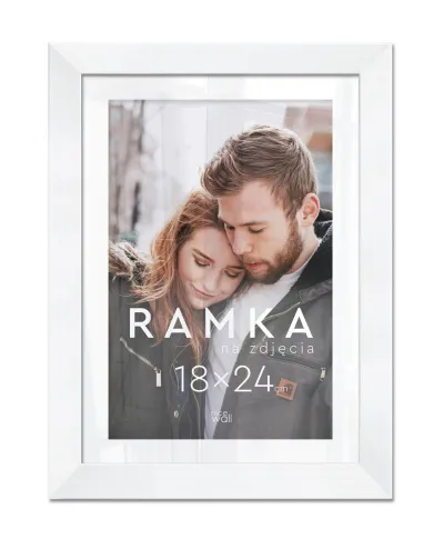 Ramka na zdjęcia 18x24 cm Biała