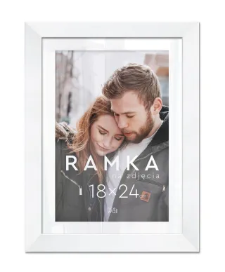 Ramka na zdjęcia 18x24 cm Biała