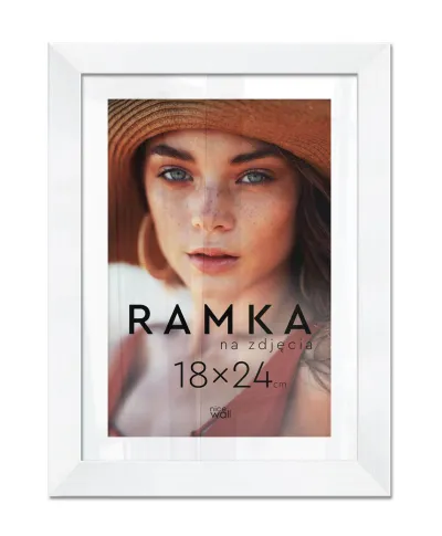 Ramka na zdjęcia 18x24 cm Biała