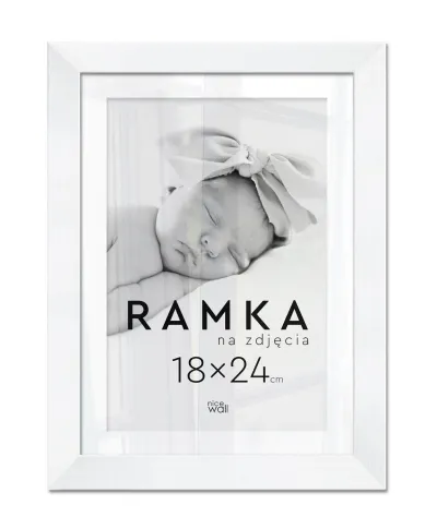 Ramka na zdjęcia 18x24 cm Biała