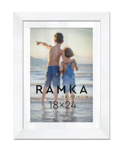 Ramka na zdjęcia 18x24 cm Biała