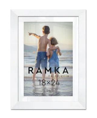 Ramka na zdjęcia 18x24 cm Biała