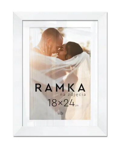 Ramka na zdjęcia 18x24 cm Biała