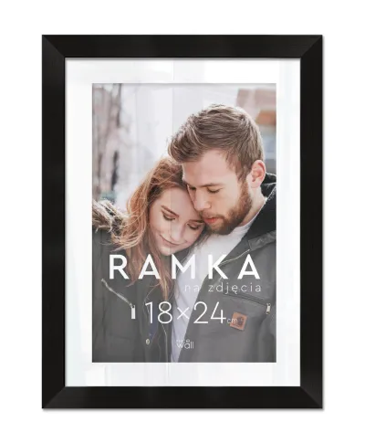 Ramka na zdjęcia 18x24 cm Czarna