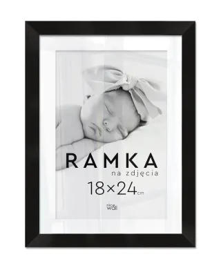 Ramka na zdjęcia 18x24 cm Czarna