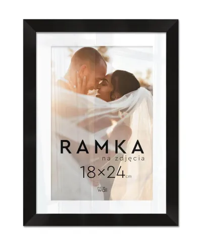 Ramka na zdjęcia 18x24 cm Czarna