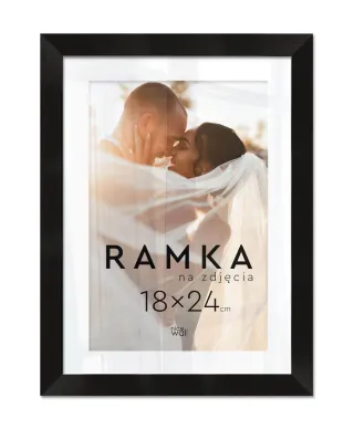 Ramka na zdjęcia 18x24 cm Czarna