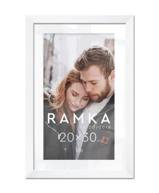 Ramka na zdjęcia 20x30 cm Biała