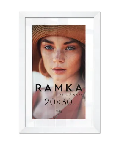 Ramka na zdjęcia 20x30 cm Biała