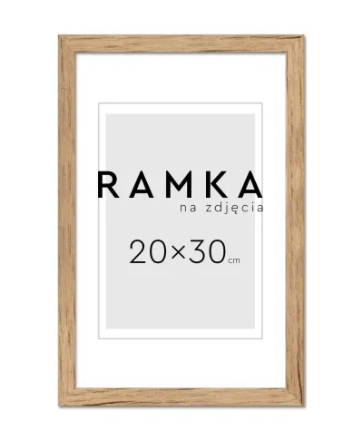 Ramka na zdjęcia 20x30 cm z podpórką Brzoza