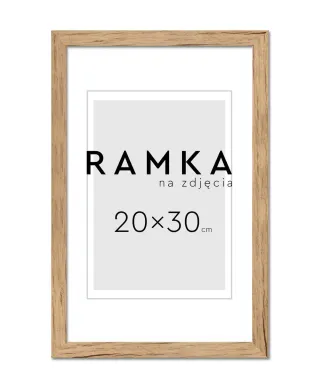 Ramka na zdjęcia 20x30 cm z podpórką Brzoza