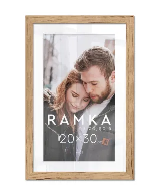 Ramka na zdjęcia 20x30 cm z podpórką Brzoza