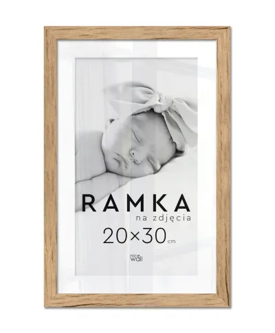 Ramka na zdjęcia 20x30 cm z podpórką Brzoza