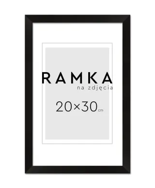Ramka na zdjęcia 20x30 cm Czarna