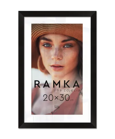 Ramka na zdjęcia 20x30 cm Czarna
