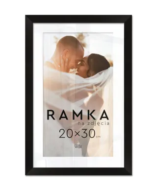 Ramka na zdjęcia 20x30 cm Czarna