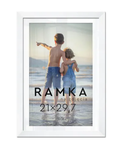 Ramka na zdjęcia A4 21x29,7 cm Biała