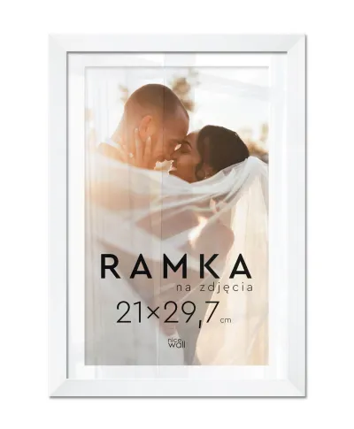 Ramka na zdjęcia A4 21x29,7 cm Biała