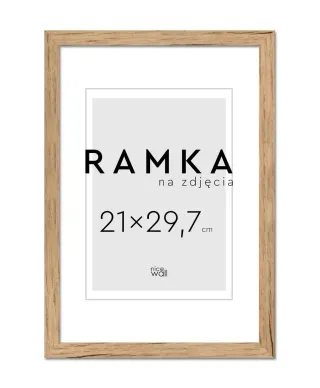 Ramka na zdjęcia A4 21x29,7 cm z podpórką Brzoza