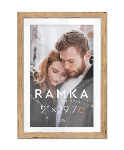 Ramka na zdjęcia A4 21x29,7 cm z podpórką Brzoza