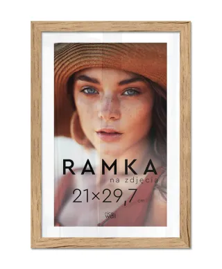 Ramka na zdjęcia A4 21x29,7 cm z podpórką Brzoza