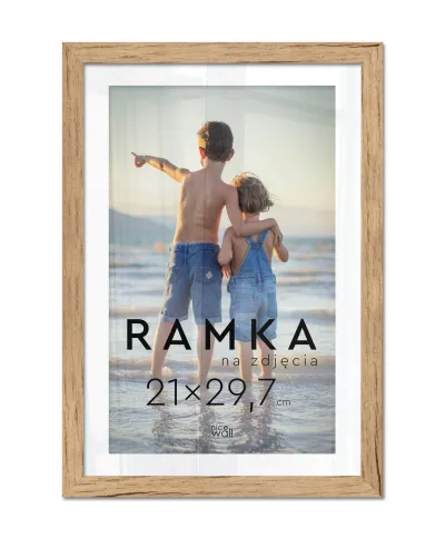Ramka na zdjęcia A4 21x29,7 cm z podpórką Brzoza
