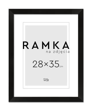 Ramka na zdjęcia 28x35 cm Czarna