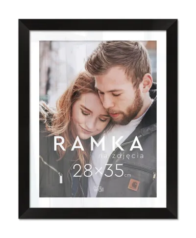 Ramka na zdjęcia 28x35 cm Czarna