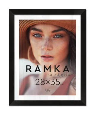 Ramka na zdjęcia 28x35 cm Czarna