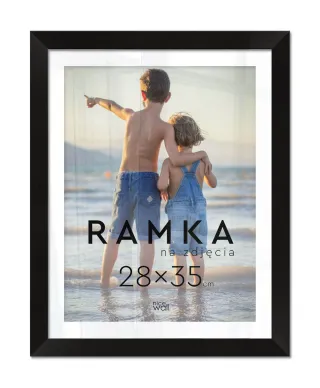 Ramka na zdjęcia 28x35 cm Czarna