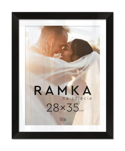 Ramka na zdjęcia 28x35 cm Czarna