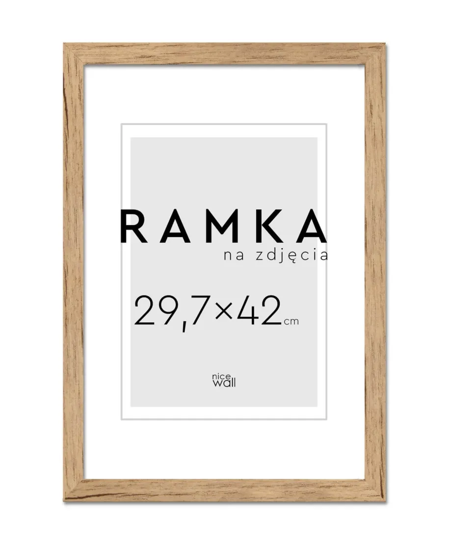Ramka na zdjęcia A3 29,7x42 cm Brzoza