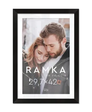 Ramka na zdjęcia A3 29,7x42 cm Czarna