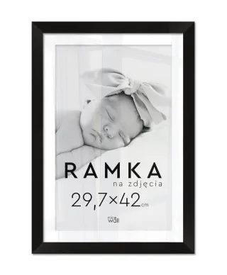 Ramka na zdjęcia A3 29,7x42 cm Czarna