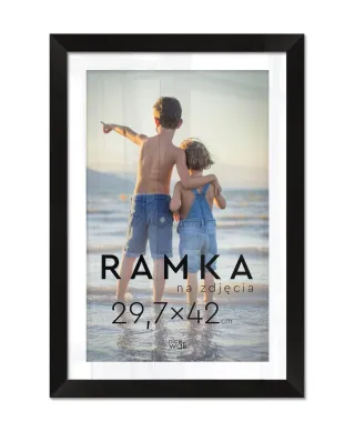 Ramka na zdjęcia A3 29,7x42 cm Czarna