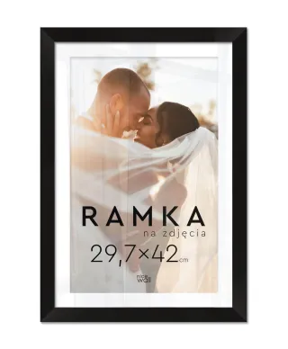 Ramka na zdjęcia A3 29,7x42 cm Czarna