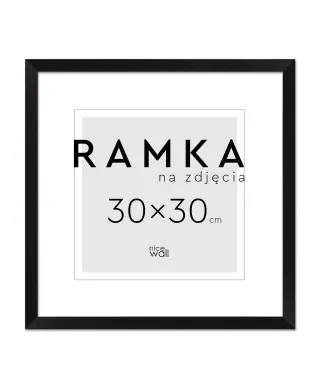 Ramka na zdjęcia 30x30 cm Czarna