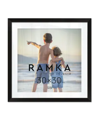 Ramka na zdjęcia 30x30 cm Czarna