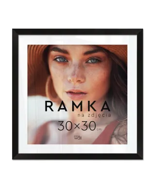 Ramka na zdjęcia 30x30 cm Czarna
