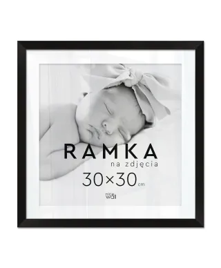 Ramka na zdjęcia 30x30 cm Czarna